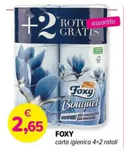 Il Tulipano Foxy carta igienica offerta