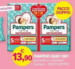 Il Tulipano Pampers Baby Dry Mutandino offerta