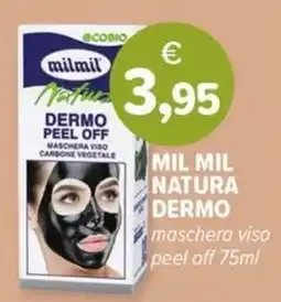 Il Tulipano Mil Mil Natura Dermo maschera viso peel off offerta