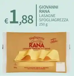 SpeSì Lasagne fresche all'uovo Rana offerta