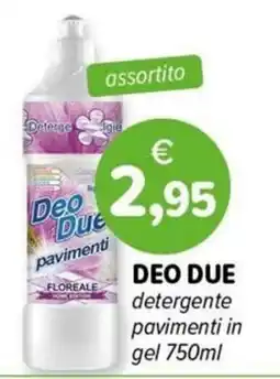 Il Tulipano Deo Due detergente pavimenti offerta