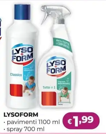 La Saponeria Lysoform pavimenti offerta