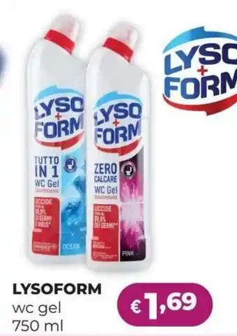La Saponeria Lysoform wc gel offerta