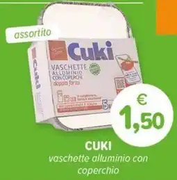 Il Tulipano Cuki vaschette alluminio con coperchio offerta