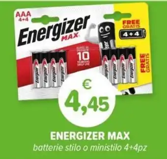 Energizer Max batterie stilo o ministilo