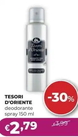 La Saponeria Tesori d'Oriente deodorante spray offerta