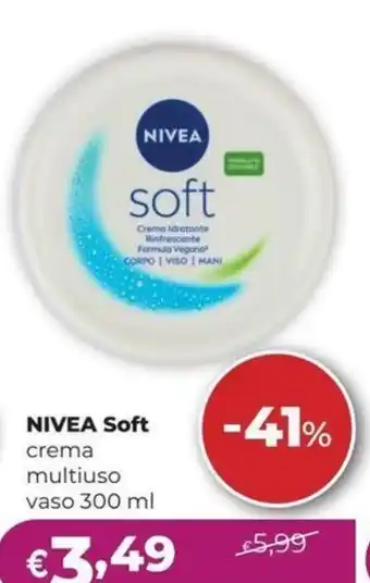 La Saponeria NIVEA Soft crema multiuso offerta