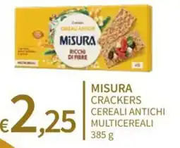 SpeSì Misura crackers cereali antichi multicereali offerta