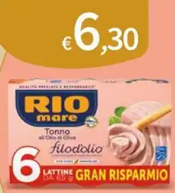 SpeSì Tonno all'Olio di Oliva filod'olio Rio mare offerta