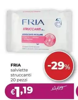 La Saponeria FRIA salviette struccanti offerta