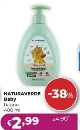 La Saponeria Naturaverde Baby bagno offerta