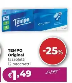 La Saponeria Tempo Original fazzoletti offerta