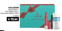 Il Tulipano Collistar gloss labbra + mini matita occhi + struccante bifasico offerta