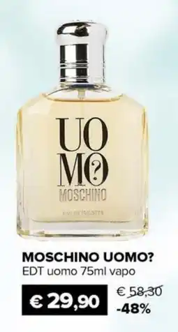 Il Tulipano Moschino uomo? offerta