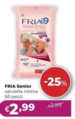 La Saponeria FRIA Senior salviette intime offerta