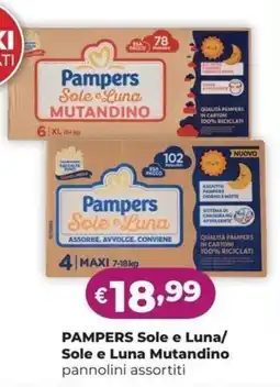 La Saponeria Pampers Sole e Luna pannolini assortiti offerta