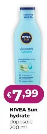 La Saponeria NIVEA Sun hydrate doposole offerta