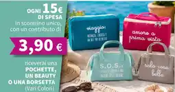 SpeSì Pochette, un beauty o una borsetta offerta