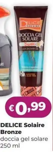 La Saponeria Delice Solaire Bronze doccia gel solare offerta