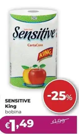 La Saponeria Sensitive King bobina offerta