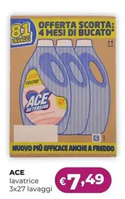 La Saponeria ACE lavatrice offerta