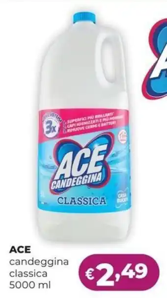 La Saponeria ACE candeggina classica offerta
