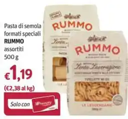 Futura Supermercati Pasta di semola formati speciali Rummo assortiti offerta
