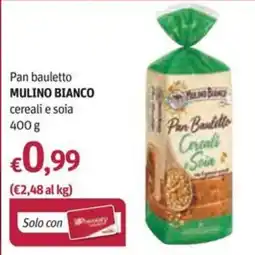 Futura Supermercati Pan bauletto Mulino Bianco cereali e soia offerta