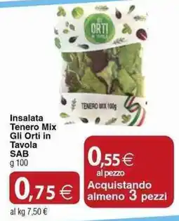 Docks Cash&Carry Insalata Tenero Mix Gli Orti in Tavola offerta
