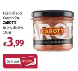Futura Supermercati Filetti di alici Cantabrico Zarotti offerta