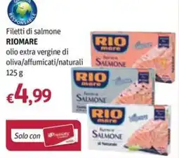 Futura Supermercati Filetti di salmone RIOMARE offerta
