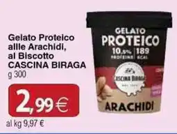 Docks Cash&Carry Gelato Proteico alle Arachidi al Biscotto Cascina Biraga offerta