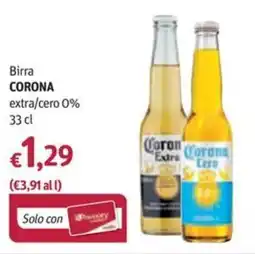 Futura Supermercati Birra Corona extra/cero 0% offerta