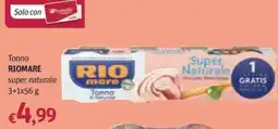 Futura Supermercati Tonno Riomare super naturale offerta