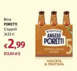Futura Supermercati Birra Poretti 5 luppoli offerta