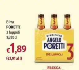 Futura Supermercati Birra Poretti 3 luppoli offerta