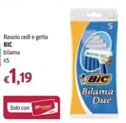 Futura Supermercati Rasoio radi e getta BIC bilama offerta
