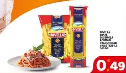 Premium Supermercati Divella pasta di semola formati tradizionali offerta