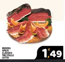 Premium Supermercati Mendel Speck Classico Tre Stelle offerta