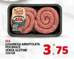Premium Supermercati AIA LUGANEGA ARROTOLATA PER BRACE SENZA GLUTINE offerta