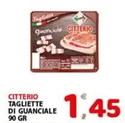 Premium Supermercati Tagliette di guanciale Citterio offerta