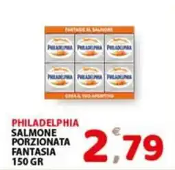 Premium Supermercati Philadelphia salmone porzionata fantasia offerta