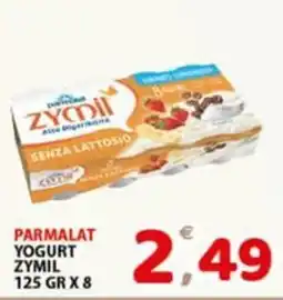 Premium Supermercati Parmalat yogurt zymil offerta