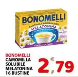 Premium Supermercati Bonomelli camomilla solubile melatonina offerta