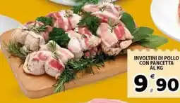 Il Centro Superstore Involtini di pollo con pancetta offerta