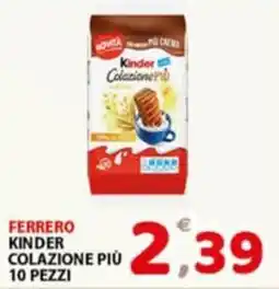 Premium Supermercati Ferrero Kinder Colazione Più offerta