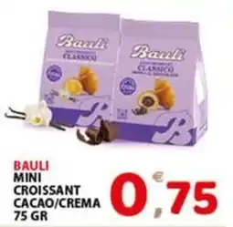 Premium Supermercati Bauli mini croissant cacao/crema offerta