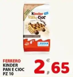 Premium Supermercati Kinder Pan e Cioc offerta