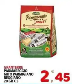 Il Centro Superstore Granterre Parmareggio Mito Parmigiano Reggiano offerta