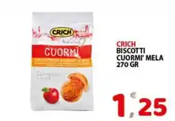 Premium Supermercati Crich biscotti cuormi mela offerta